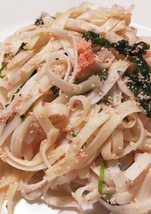 糖質0g麺でたらこ大葉パスタ-レシピのメイン写真