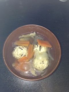 柚子胡椒入り鶏団子スープ♪-レシピのメイン写真