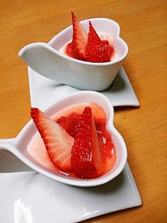 いちごのミルクぷりん♪-レシピのメイン写真
