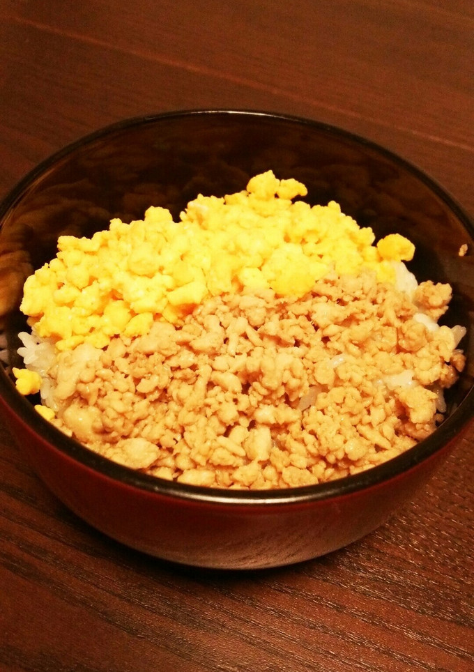 我が家のそぼろ丼(鶏そぼろ編)-レシピのメイン写真