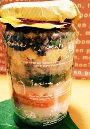 簡単メイソンランチビビンパジャー-レシピのメイン写真