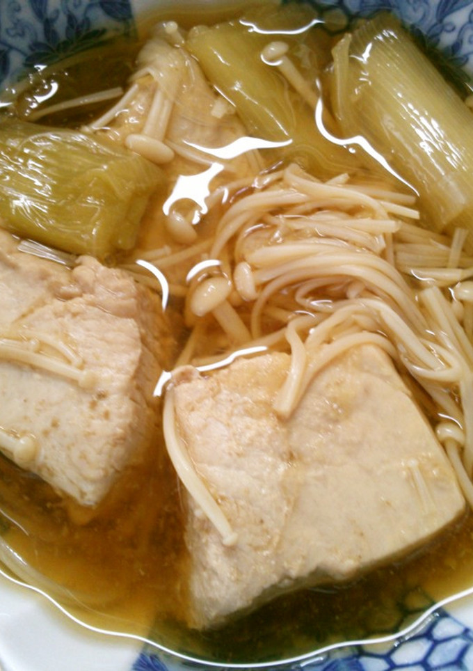 簡単　マグロと　長ネギ　えのきの　生姜煮-レシピのメイン写真