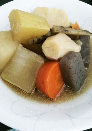 胡麻油でこっくり☆根菜の煮物-レシピのメイン写真