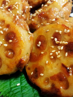 大葉香る♪レンコンの肉詰め-レシピのメイン写真