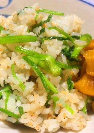 フライパンで！春香る✿﻿せりご飯-レシピのメイン写真