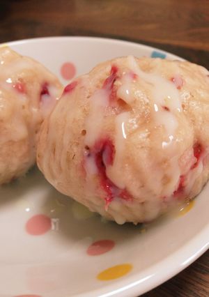 HM❤ふわふわいちご蒸しパン❤-レシピのメイン写真