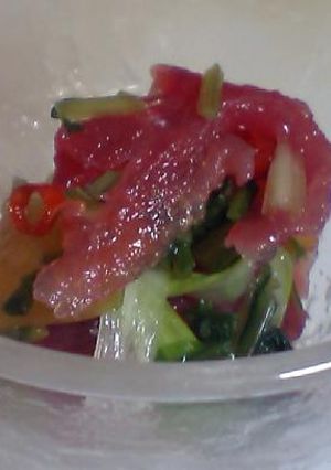 まぐろとお野菜のピクルスお刺身-レシピのメイン写真