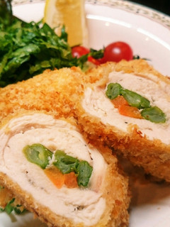揚げないヘルシー✾鶏胸肉のロールフライ-レシピのメイン写真