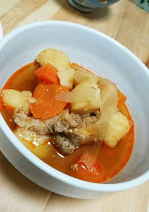 激うま!ピリ辛韓国風肉じゃが♡-レシピのメイン写真