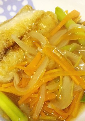 ☆とろ～り☆白身魚の野菜あんかけ♪-レシピのメイン写真