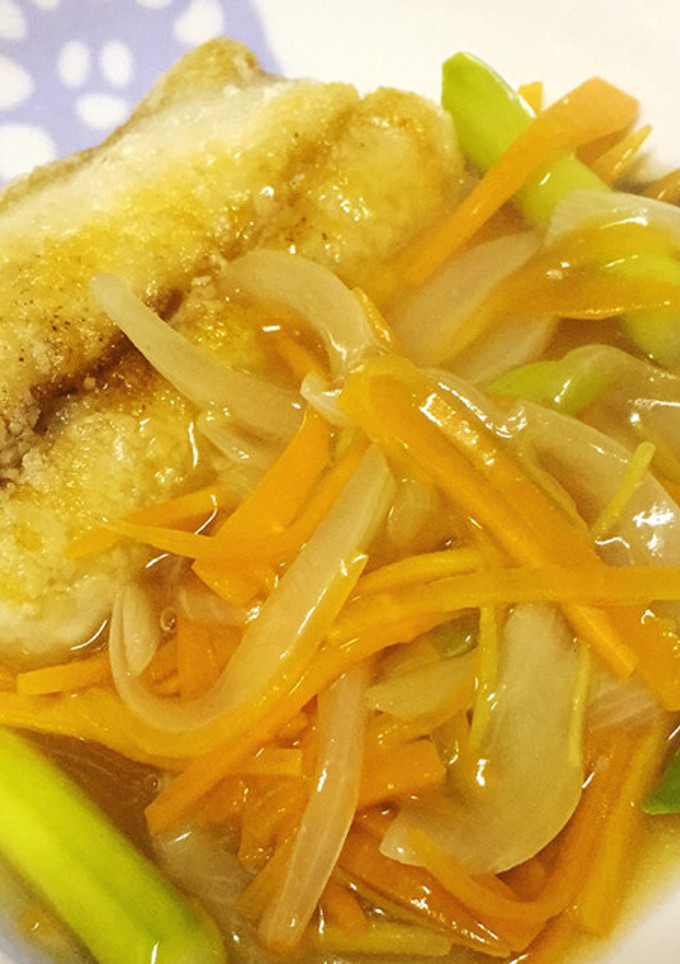 ☆とろ～り☆白身魚の野菜あんかけ♪-レシピのメイン写真