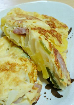 玉子焼き器でスパニッシュオムレツ♪-レシピのメイン写真