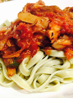 梅と生姜の和風トマトパスタ☆vegan-レシピのメイン写真