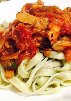 梅と生姜の和風トマトパスタ☆vegan-レシピのメイン写真
