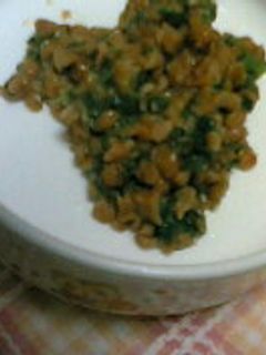 納豆いため *離乳食中期* -レシピのメイン写真