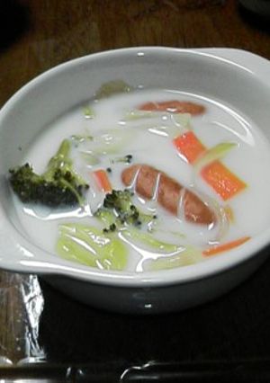具たっぷり！みるくスープ-レシピのメイン写真