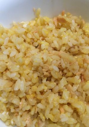 男の自炊料理 鮭チャーハン-レシピのメイン写真