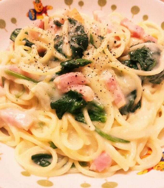 超簡単リメイク♪シチューでパスタ♡-レシピのメイン写真