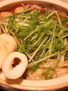 水菜できりたんぽ鍋-レシピのメイン写真
