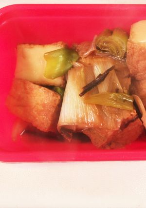simple厚揚げの煮付け-レシピのメイン写真