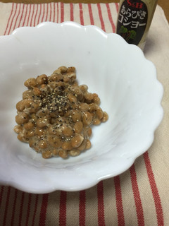 私流☆納豆にブラックペッパー-レシピのメイン写真