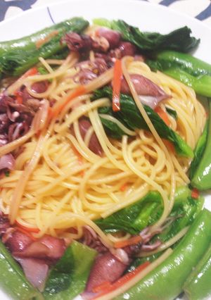 簡単！ホタルイカと春野菜のパスタ-レシピのメイン写真