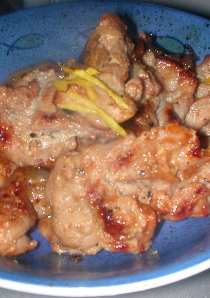 ゆず入り豚のしょうが焼き-レシピのメイン写真