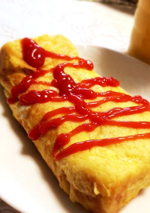 朝ごはんに♬おろしジャガイモのオムレツ-レシピのメイン写真