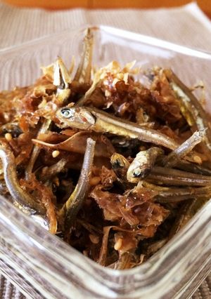 *だしがらで* 煮干し・かつお節の佃煮-レシピのメイン写真