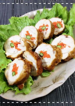 春野菜の照り焼きチキンロール-レシピのメイン写真
