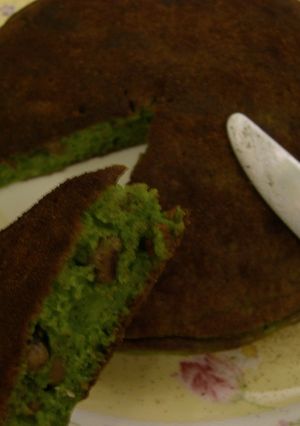 ☆緑のパンケーキ☆-レシピのメイン写真