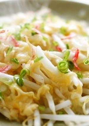 あったか♫　もやしのかき玉サラダ☆-レシピのメイン写真
