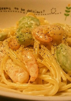 エビアボカドの塩レモンマヨパスタ-レシピのメイン写真