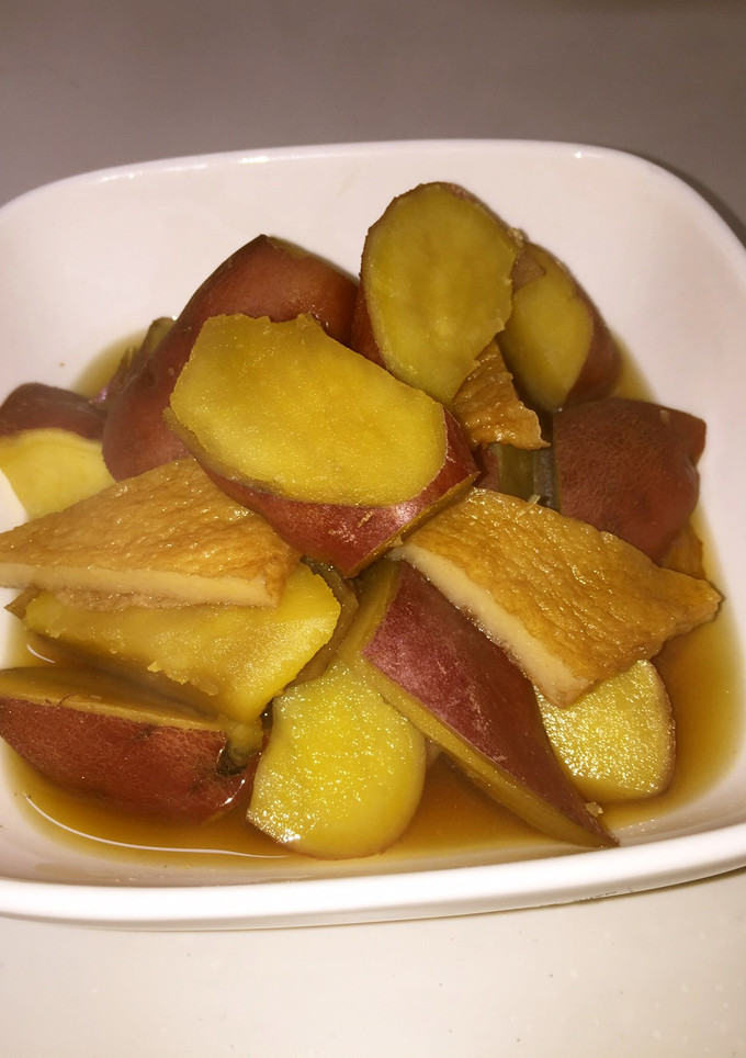 さつまいもとさつま揚げの煮物☆-レシピのメイン写真