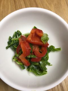 春キャベツとパブリカのわさび和え-レシピのメイン写真