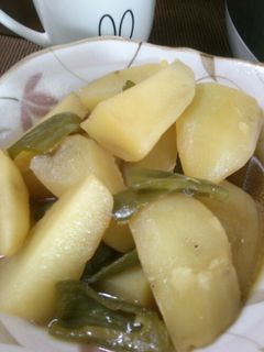 じゃがいもとピーマンの煮物-レシピのメイン写真
