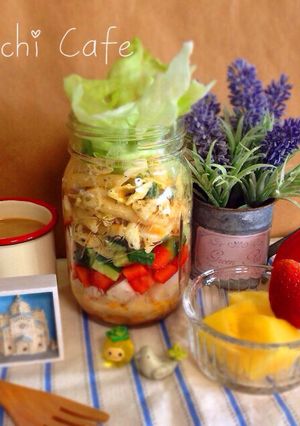 メイソンジャー♡でパスタランチ♪-レシピのメイン写真