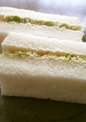 春❁キャベツとチーズのサンドイッチ✽-レシピのメイン写真
