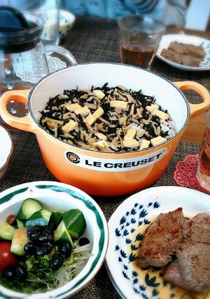 ひじきと生姜の炊き込みご飯-レシピのメイン写真