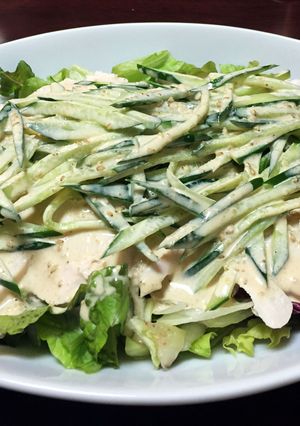 簡単美味しい！しっとり鶏のサラダ♪-レシピのメイン写真