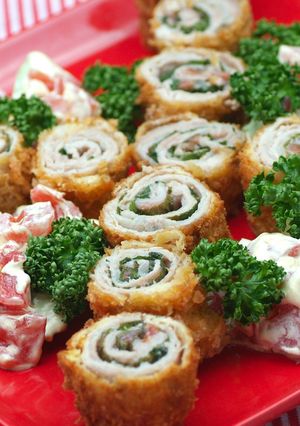 ２種の豚肉のロールカツ-レシピのメイン写真