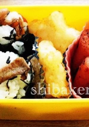 簡単和風 ひじきおにぎり 鉄分補給お弁当-レシピのメイン写真