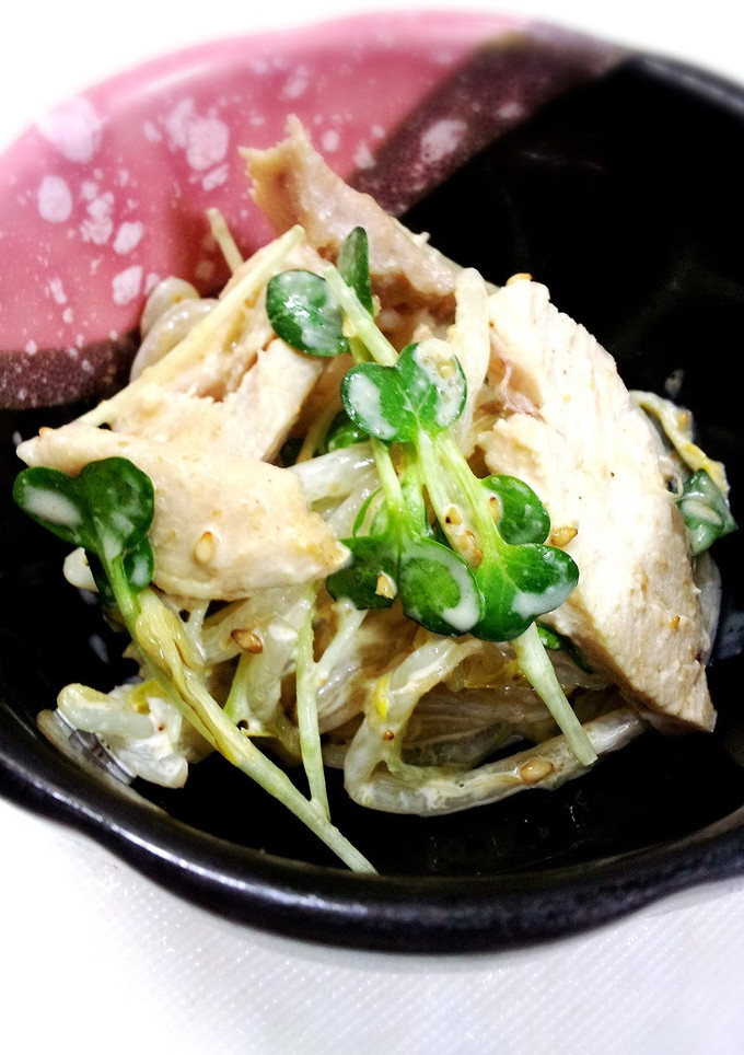 節約！もやしと鶏むね肉のマヨネーズ和え-レシピのメイン写真