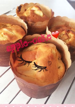 簡単しっとり♪林檎ケーキ-レシピのメイン写真