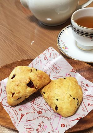 クランベリーの簡単スコーン♡-レシピのメイン写真