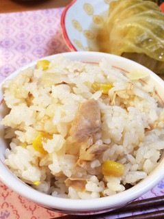 炊飯器で!ツナコーンピラフ-レシピのメイン写真