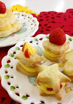 春色簡単ミルフィーユ♪-レシピのメイン写真