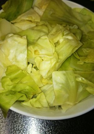 レンジで簡単！まるっと柚子で蒸しキャベツ-レシピのメイン写真