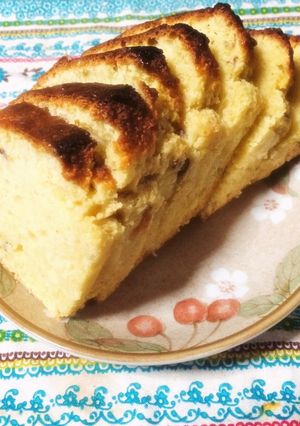 簡単！桜風味のパウンドケーキ-レシピのメイン写真