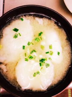 山芋餅のお味噌汁-レシピのメイン写真